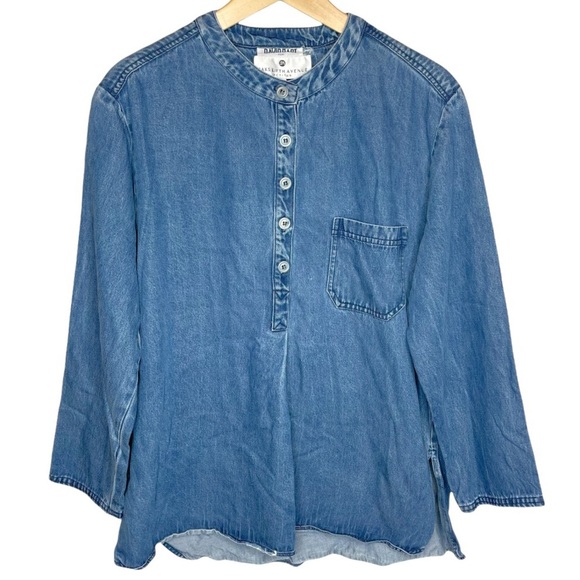 Vintage Tops - Vintage David Dart Saks Fifth Avenue Denim Pullover Top